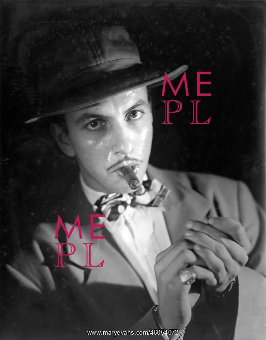 : Young spiv with a cigar : Young spiv with a cigar
