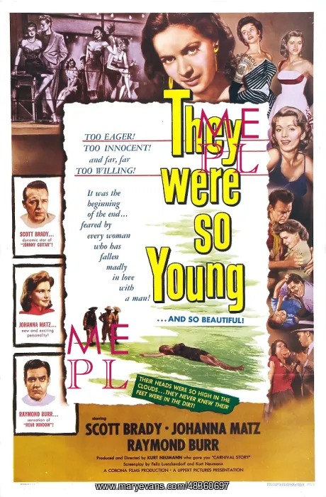 : They Were So Young starring Raymond Burr, Scott : They Were So Young starring Raymond Burr, Scott