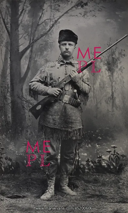 : Young Theodore Roosevelt dressed in deer ? : Young Theodore Roosevelt dressed in deer ?