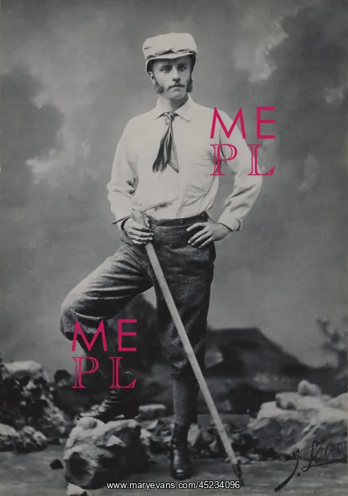 : Young Theodore Roosevelt posing as a mountain ? : Young Theodore Roosevelt posing as a mountain ?