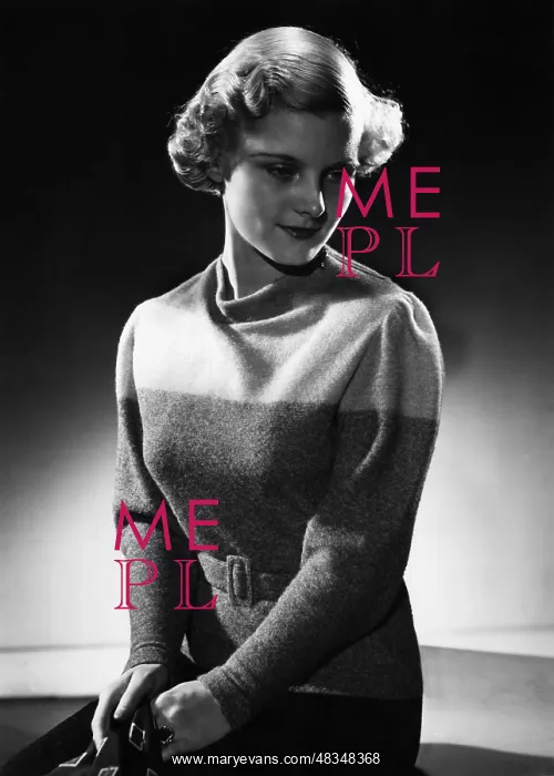 : A young woman, 1937 : A young woman, 1937
