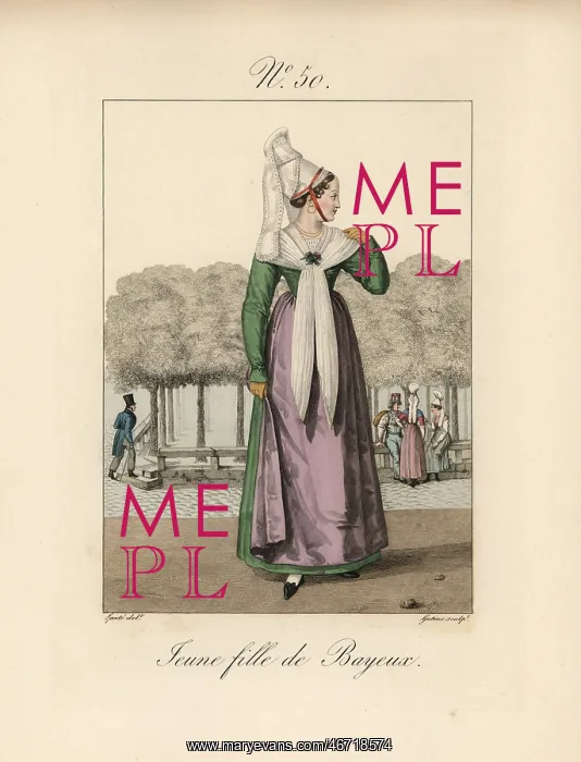 : Young woman of Bayeux A novel method of making : Young woman of Bayeux A novel method of making