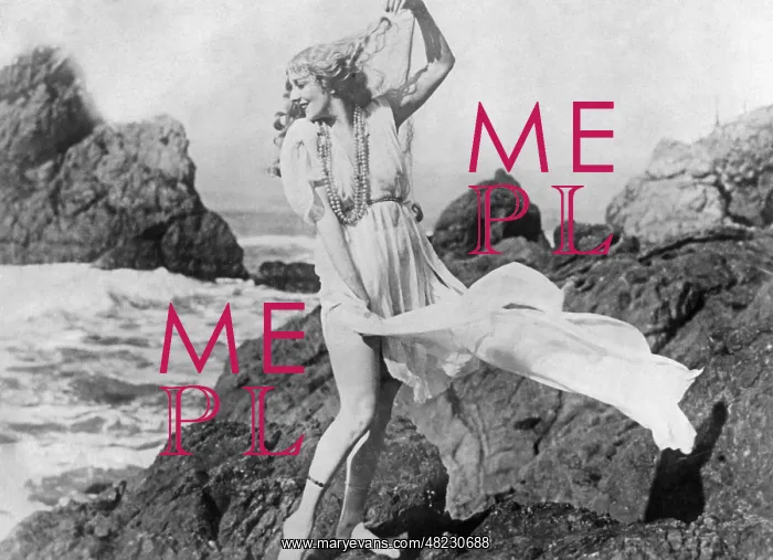 : Young woman at the beach, ca. 1925 : Young woman at the beach, ca. 1925
