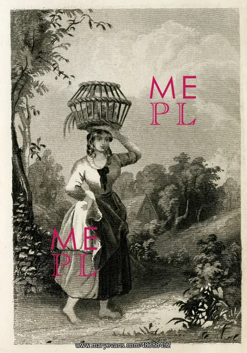  : Young woman going to market