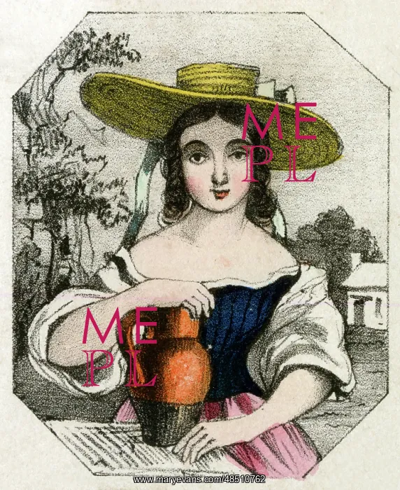  : Young woman with a jug
