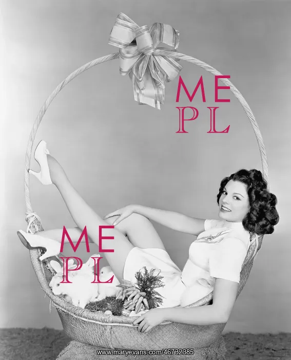 : Young woman, looking like a present, sitting in : Young woman, looking like a present, sitting in