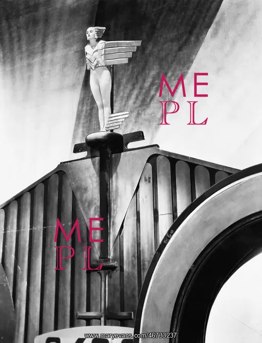 : Young woman standing like a statue : Young woman standing like a statue