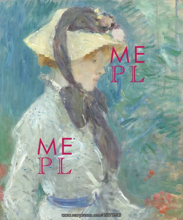 : Young Woman with a Straw Hat : Young Woman with a Straw Hat