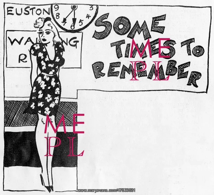 : Young woman waiting at Euston : Young woman waiting at Euston