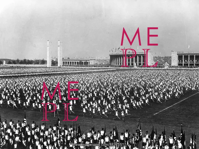 : Youth demonstration during the 1936 Olympic Games : Youth demonstration during the 1936 Olympic Games