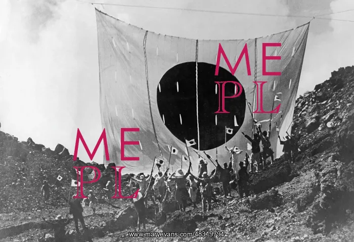 : Youth group on the Fuji, 1934 : Youth group on the Fuji, 1934