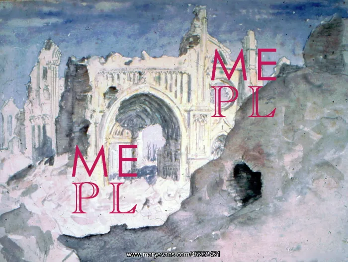 : Ypres - Ruins of the Cathedral : Ypres - Ruins of the Cathedral