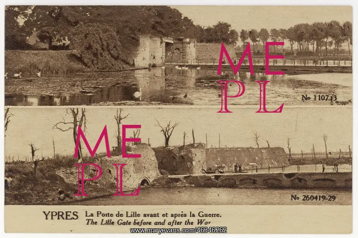 : YPRES BEFORE & AFTER WAR : YPRES BEFORE & AFTER WAR