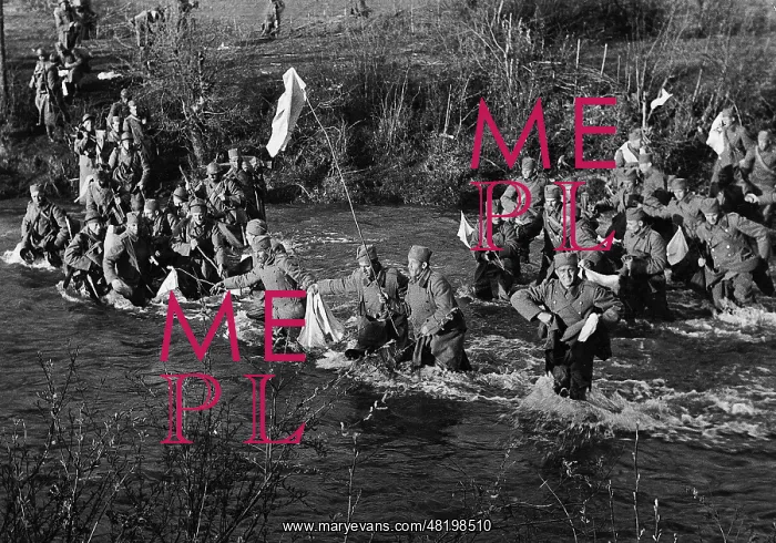 : Yugoslav soldiers surrender, 1941 : Yugoslav soldiers surrender, 1941