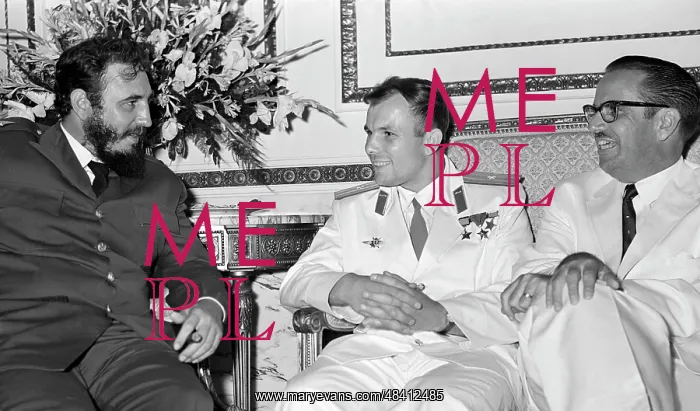 : Yuri Gagarin on a visit to Cuba : Yuri Gagarin on a visit to Cuba