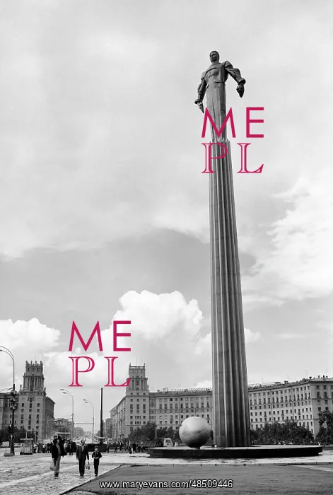 : Yuri Gagarin's monument, 1980 : Yuri Gagarin's monument, 1980