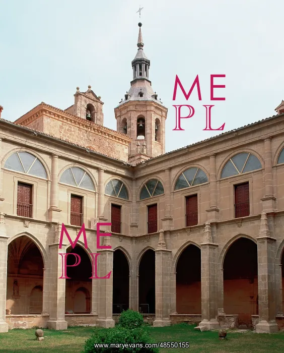 : Yuso Monastery. Cloister : Yuso Monastery. Cloister