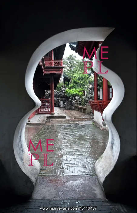 : Yuyuan garden in Shanghai 2000 : Yuyuan garden in Shanghai 2000