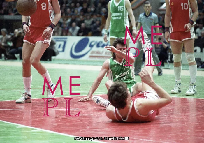 : Zalgiris Kaunas vs CSKA Moscow basketball match, 1987 : Zalgiris Kaunas vs CSKA Moscow basketball match, 1987