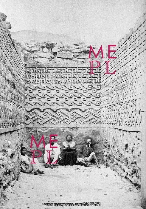 : Zapotec ruins at Mitla, 1924 : Zapotec ruins at Mitla, 1924