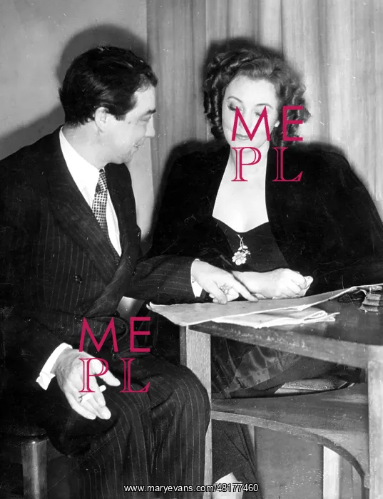 : Zarah Leander with Lothar Bruehne, 1939 : Zarah Leander with Lothar Bruehne, 1939