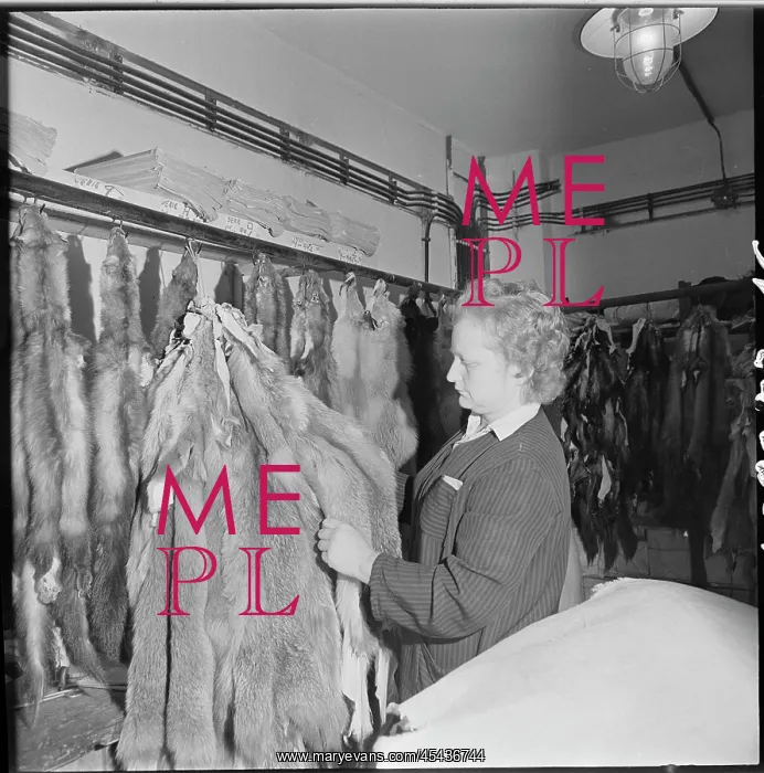 : Zdenka Nekudova, worker, inspector, fur : Zdenka Nekudova, worker, inspector, fur