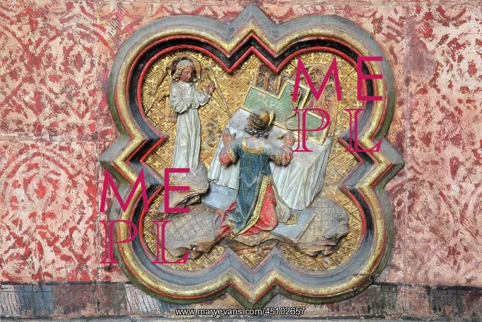 : Zechariah's vision, North ambulatory, Amiens Cathedral : Zechariah's vision, North ambulatory, Amiens Cathedral