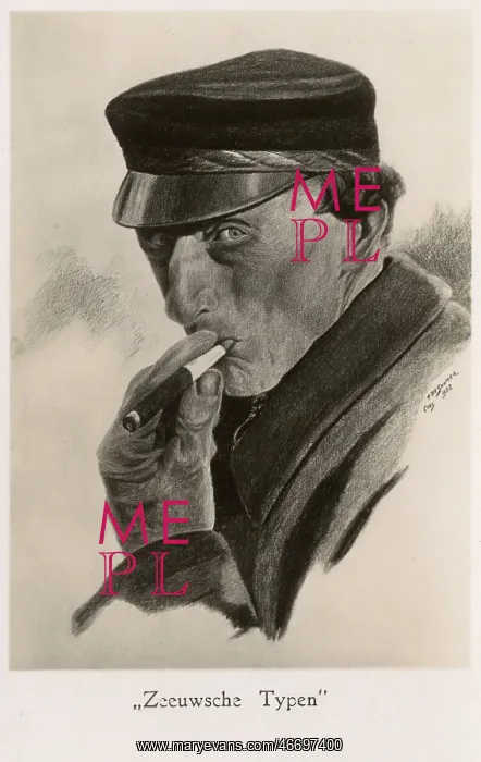  : Zeeuwsche man - The Netherlands - smoking