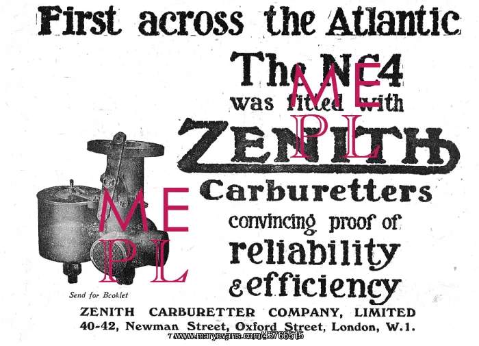 : Zenith Aero Engine Carburetters : Zenith Aero Engine Carburetters
