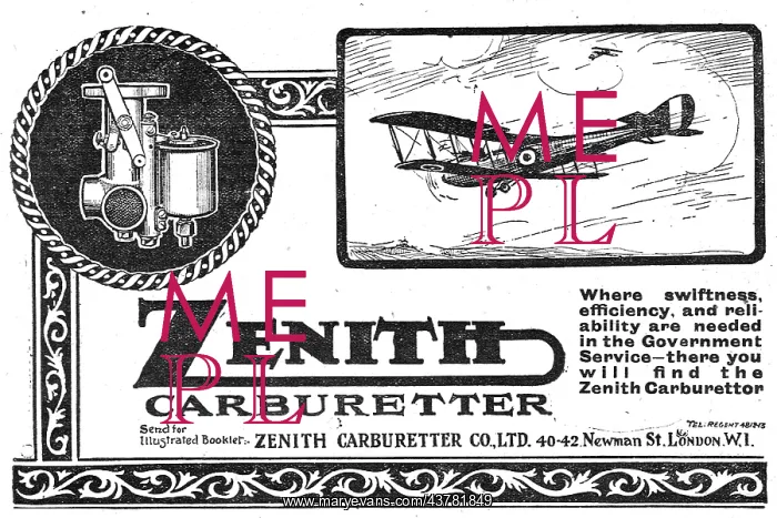 : Zenith Aero Engine Carburetters : Zenith Aero Engine Carburetters