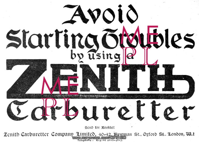 : Zenith Aero Engine Carburetters : Zenith Aero Engine Carburetters
