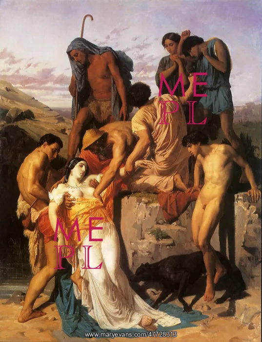 : Zenobia Found by Shepherds... by Bouguereau : Zenobia Found by Shepherds... by Bouguereau