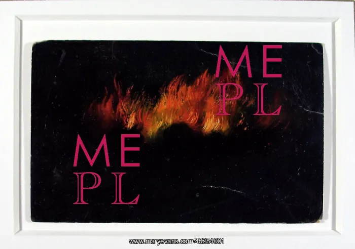 : Zeppelin in flames as seen through telescope : Zeppelin in flames as seen through telescope