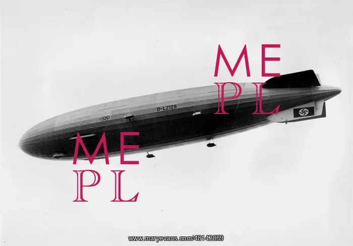 : The Zeppelin Hindenburg (LZ 129), 1937 : The Zeppelin Hindenburg (LZ 129), 1937