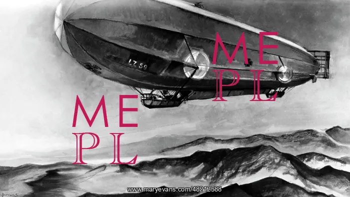 : Zeppelin L 59 (LZ 104) over Egypt, 1917 : Zeppelin L 59 (LZ 104) over Egypt, 1917