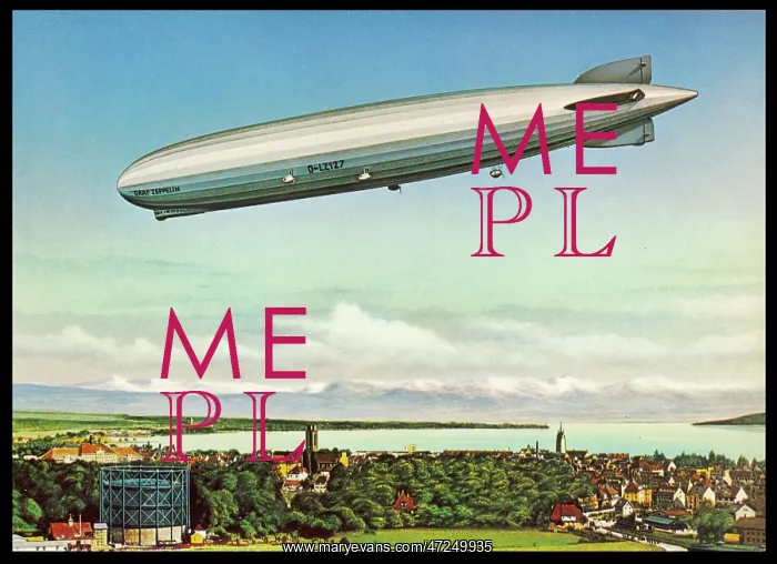  : Zeppelin LZ 127 - Postcard