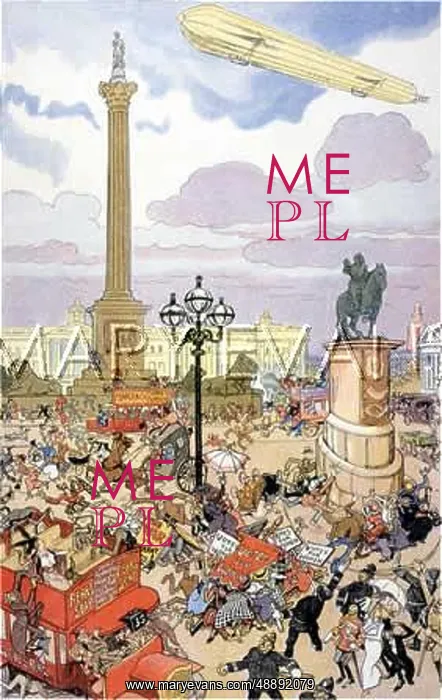 : ZEPPELIN PANICS LONDON : ZEPPELIN PANICS LONDON