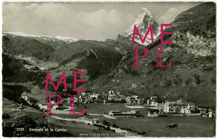  : Zermatt, Switzerland - Panoramic view with Matterhorn