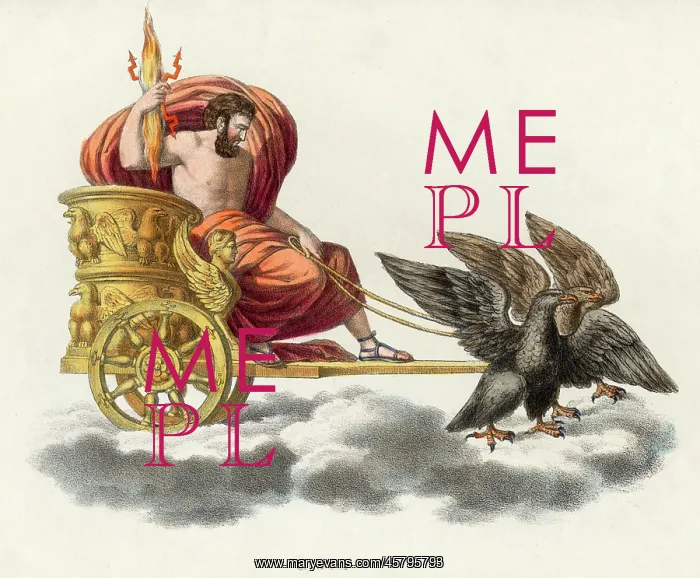 : Zeus - Jupiter in Chariot : Zeus - Jupiter in Chariot