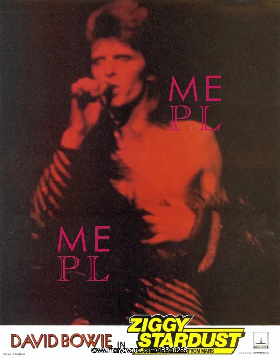 : Ziggy Stardust and the Spiders from Mars film (1973) : Ziggy Stardust and the Spiders from Mars film (1973)