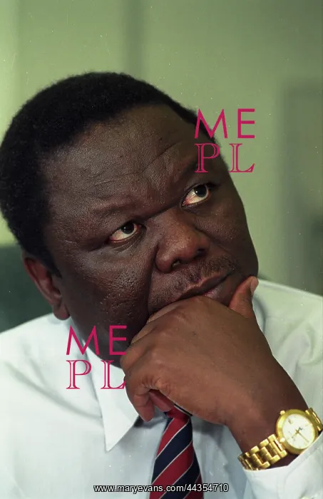: Zimbabwe, Harare, 2001: Leader of the Movement for : Zimbabwe, Harare, 2001: Leader of the Movement for