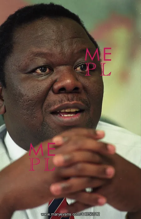 : Zimbabwe, Harare, 2001: Leader of the Movement for : Zimbabwe, Harare, 2001: Leader of the Movement for