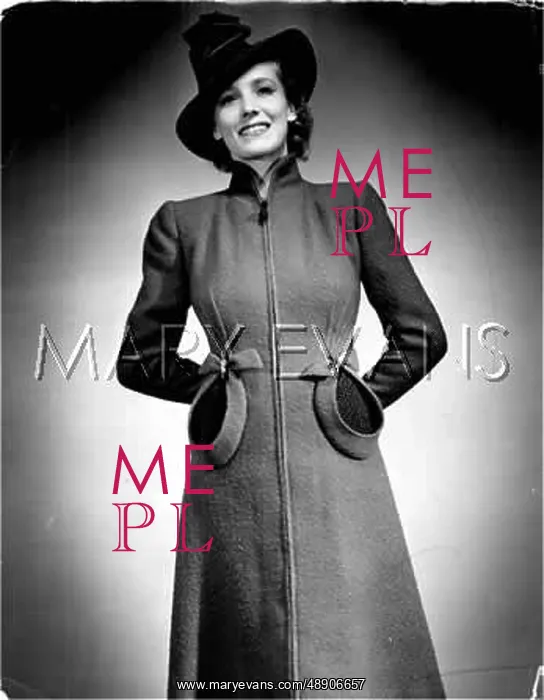 : ZIP-FRONT COAT 1930S : ZIP-FRONT COAT 1930S