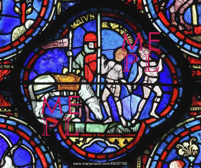: Zodiac and labours of the months stained glass : Zodiac and labours of the months stained glass