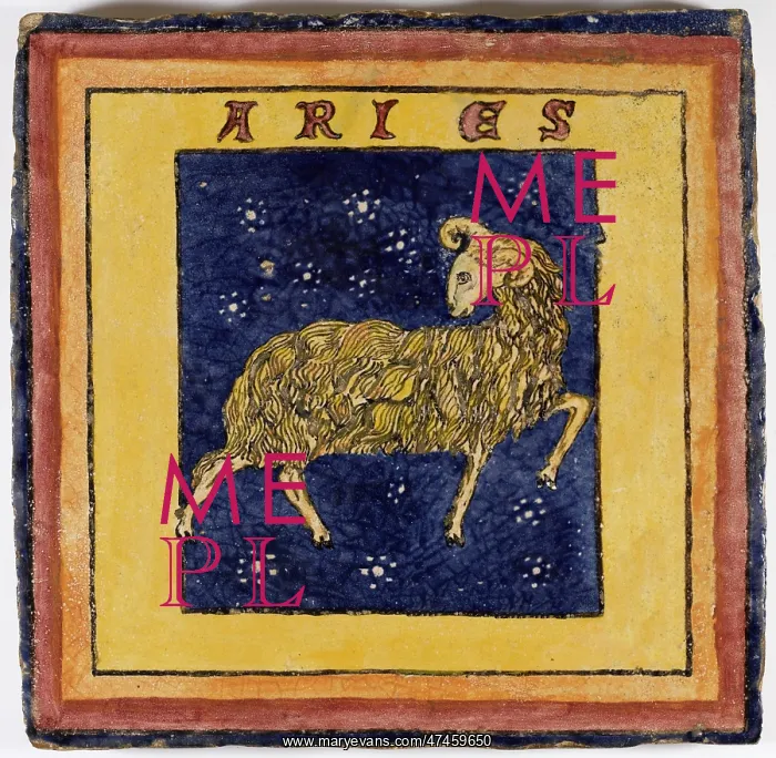 : ZODIAC TILE / ARIES : ZODIAC TILE / ARIES