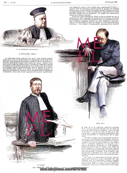 : ZOLA IN COURT / DREYFUS : ZOLA IN COURT / DREYFUS