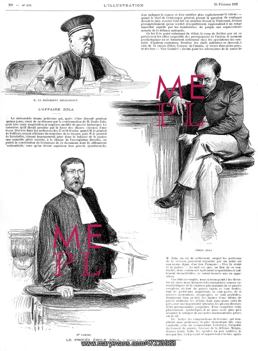 : ZOLA IN COURT / DREYFUS : ZOLA IN COURT / DREYFUS
