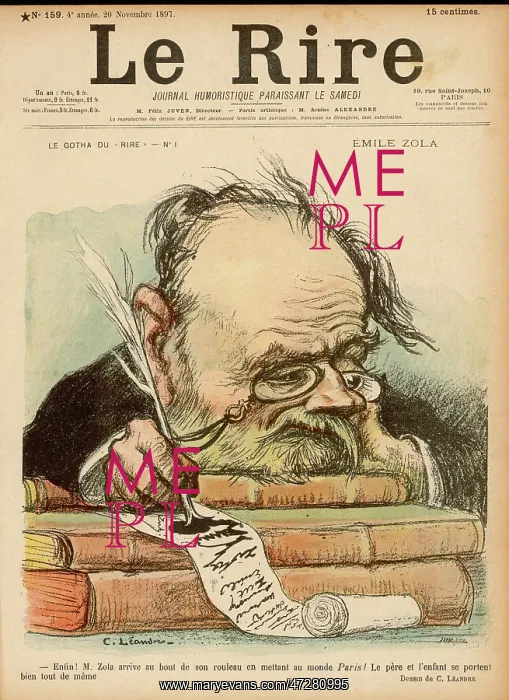 : Zola - Leandre - Rire 1897 : Zola - Leandre - Rire 1897