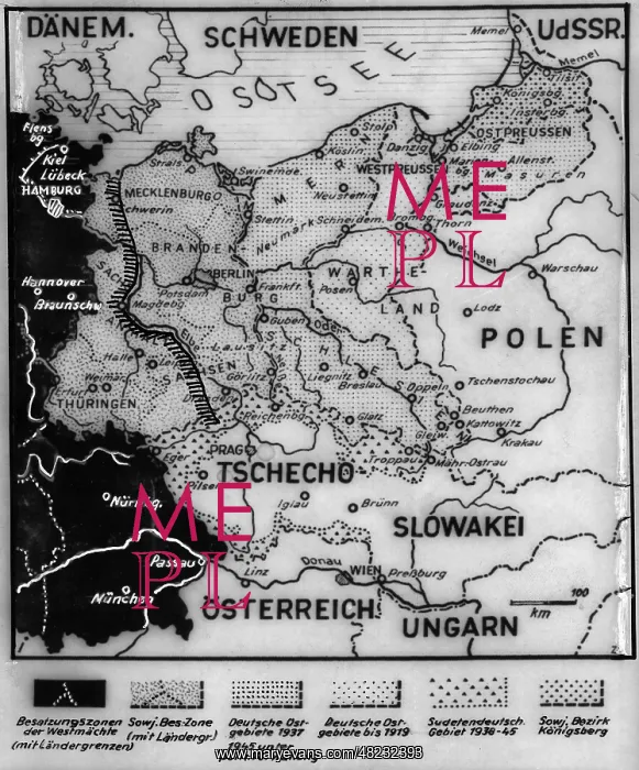 : Zones occupied by the Allies in 1945 : Zones occupied by the Allies in 1945