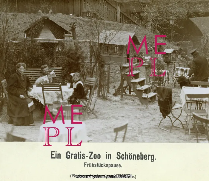 : Zoo in Berlin Schoeneberg, 1909 : Zoo in Berlin Schoeneberg, 1909